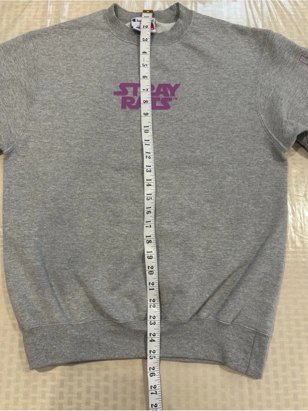 Stray Rats x Champion Crewneck Size Small Streetwear Star Wars Rare - Picture 10 of 11